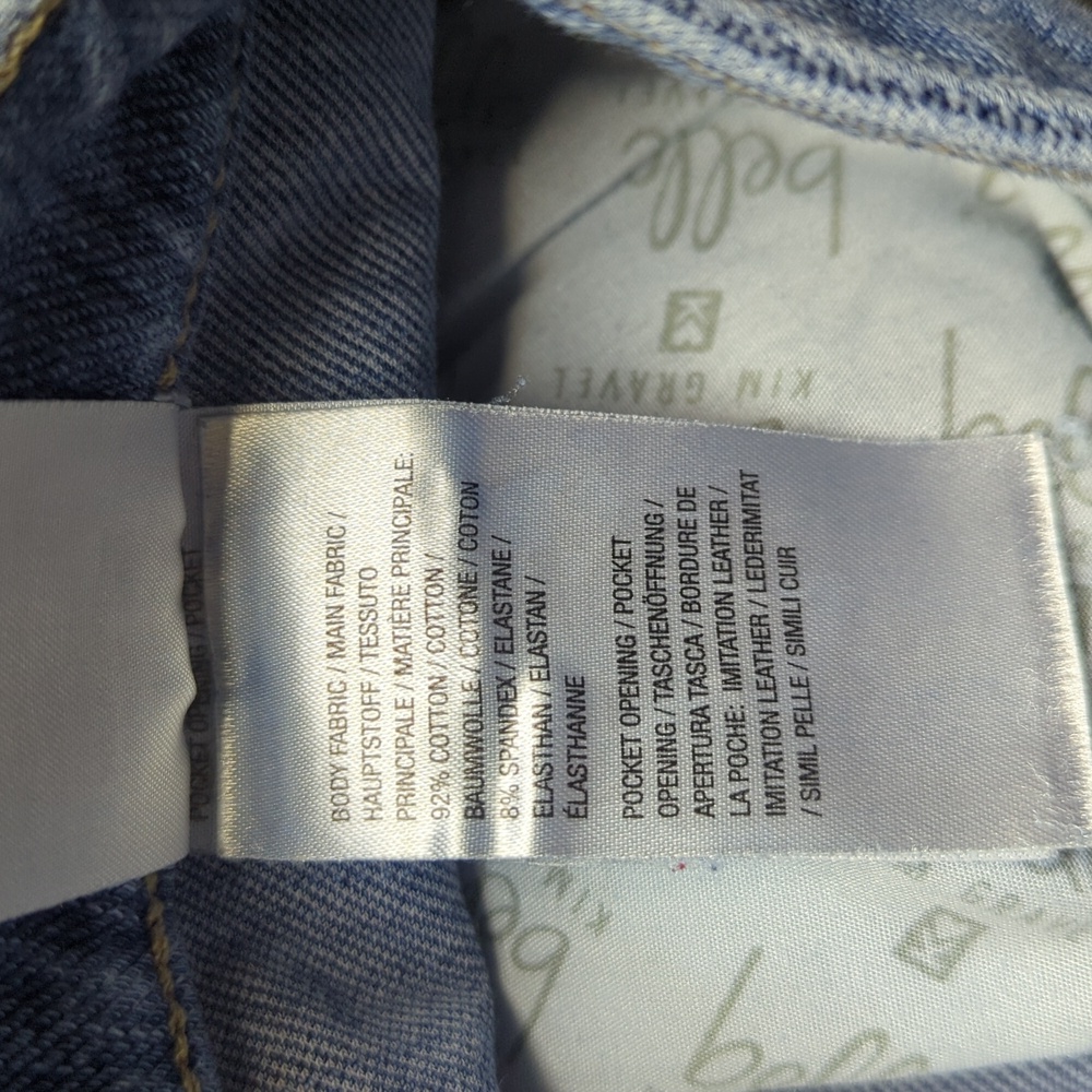 Belle Kim Gravel Denim Jeans 6 Ladies - Picture 9 of 14